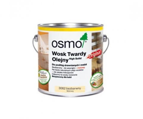 Wosk twardy olejny bezbarwny OSMO