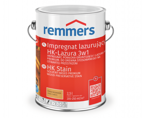 Impregnat lazurujący na zewnątrz Remmers HK-Lasura 3w1 0,75l 