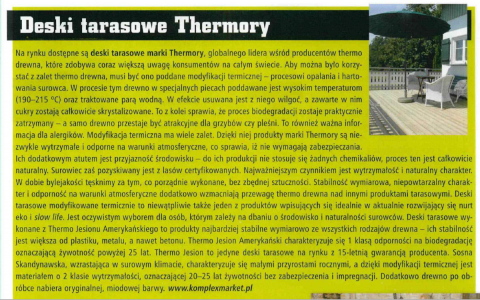 Deski tarasowe Thermory