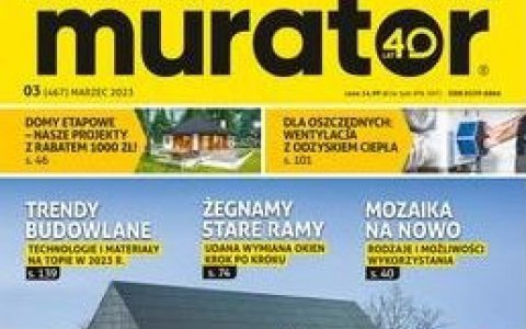 Artykuł w Muratorze 3 / 2023 Budowa tarasu z desek Thermory