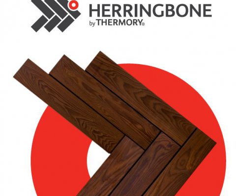 Deska tarasowa Thermory Herringbone jodełka