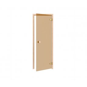 Drzwi do sauny Sosna 7x19 Trendline szkło brązowe THERMORY
