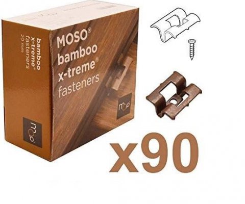 System montażowy do desek elewacyjnych Moso klip+wkręt 18mm M9