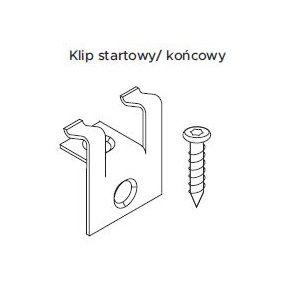 Klips start / stop plus wkręt MOSO Bamboo