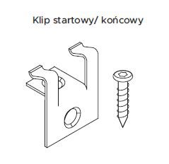 Klips start/stop plus wkręt MOSO Bamboo