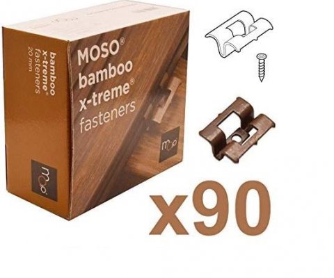 System montażowy do desek MOSO Bamboo X-treme Klip+wkręt 20mm M8