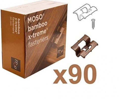 System montażowy do desek MOSO Bamboo X-treme Klip+wkręt 20mm M8