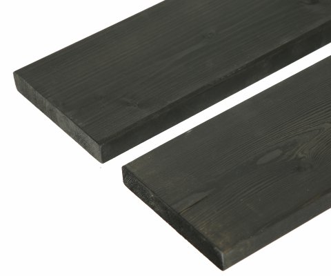 Deska tarasowa RelaxWood modrzew syberyjski gładka CZARNY