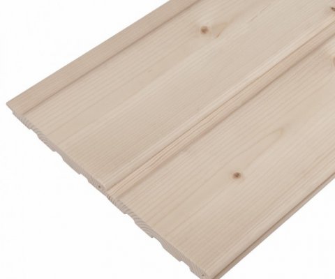 Podbitka drewniana świerkowa - Profil Softline 14x121mm