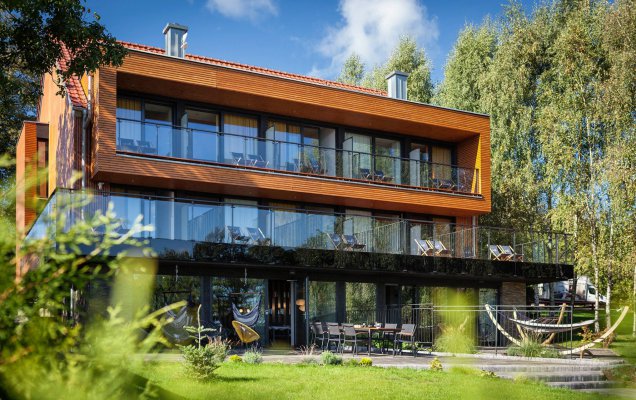 273. Elewacja drewniana thermo sosna Thermory