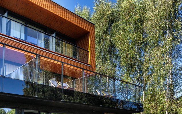 274. Elewacja drewniana thermo sosna Thermory
